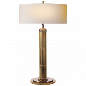 Настольная лампа Visual Comfort Longacre Tall Table Lamp Antique Brass