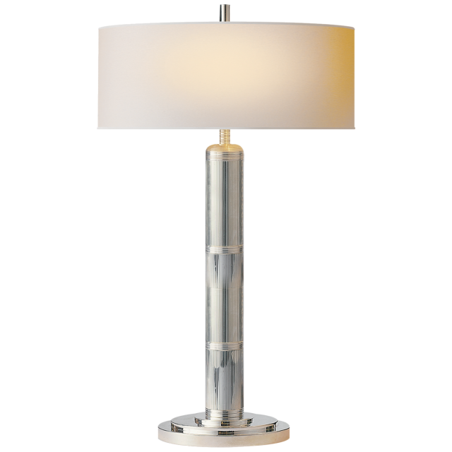 Настольная лампа Visual Comfort Longacre Tall Table Lamp Polished Nickel