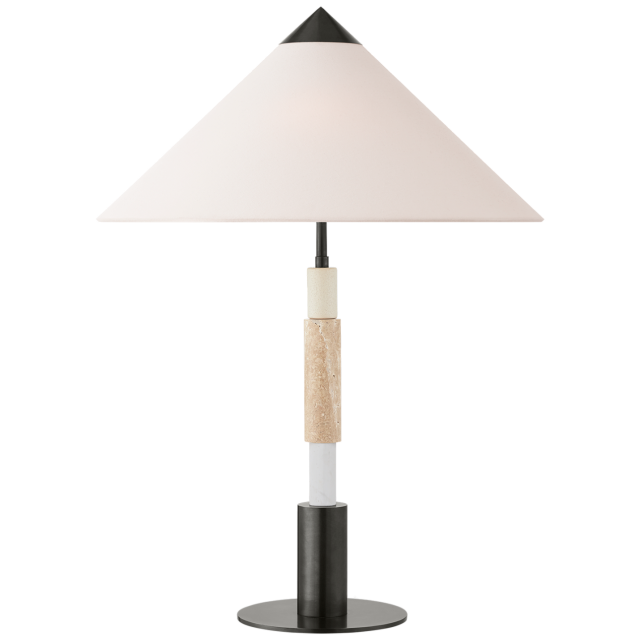 Настольная лампа Visual Comfort Mira Medium Stacked Table Lamp Bronze/Linen