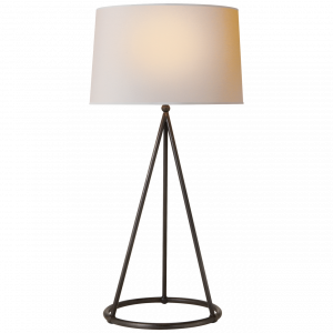 Настольная лампа Visual Comfort Nina Tapered Table Lamp Aged Iron