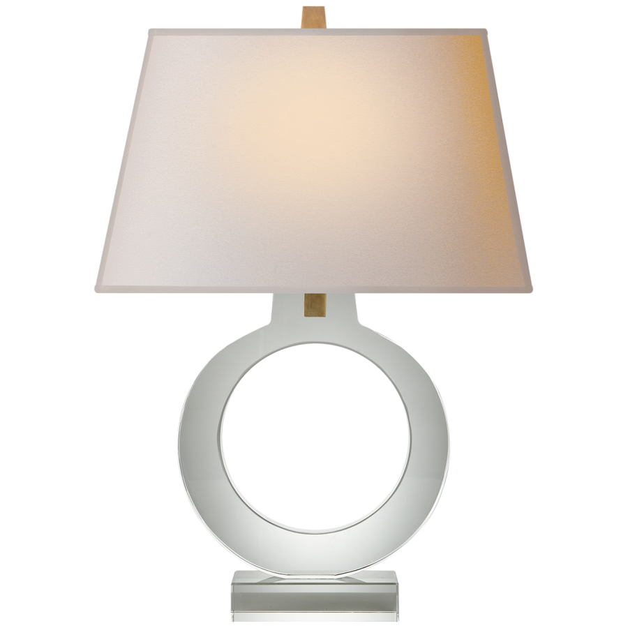 Настольная лампа Visual Comfort Ring Form Large Table Lamp Crysyal