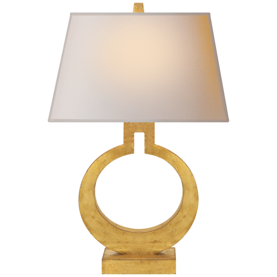Настольная лампа Visual Comfort Ring Form Large Table Lamp Gilded