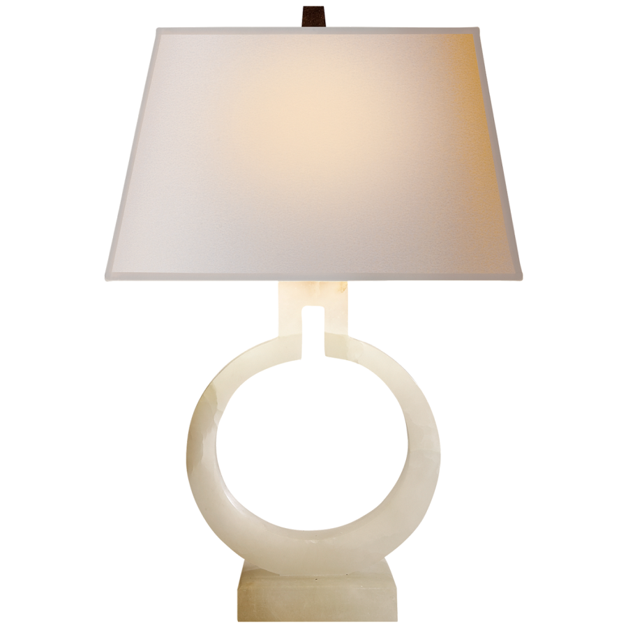 Настольная лампа Visual Comfort Ring Form Small Table Lamp Alebaster