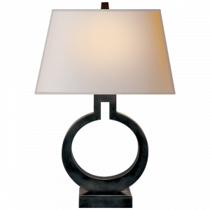 Настольная лампа Visual Comfort Ring Form Small Table Lamp Bronze