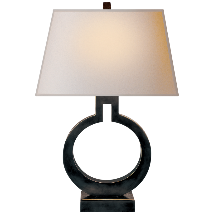 Настольная лампа Visual Comfort Ring Form Small Table Lamp Bronze