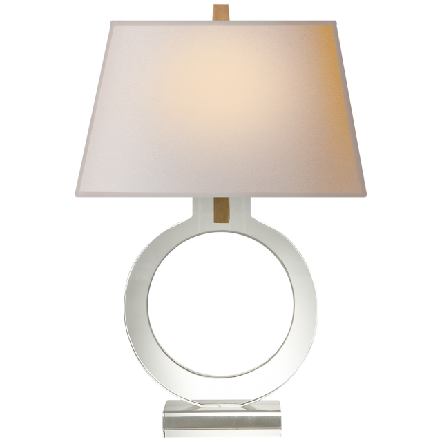 Настольная лампа Visual Comfort Ring Form Small Table Lamp Crysyal