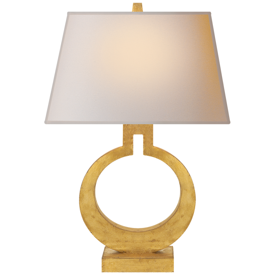 Настольная лампа Visual Comfort Ring Form Small Table Lamp Gild