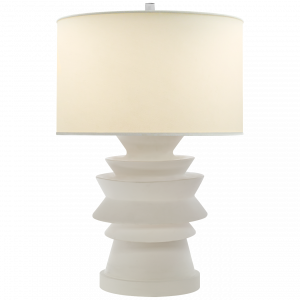 Настольная лампа Visual Comfort Stacked Disk Table Lamp White