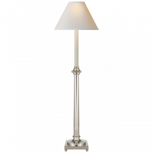 Настольная лампа Visual Comfort Swedish Column Buffet Table Lamp Polished Nickel