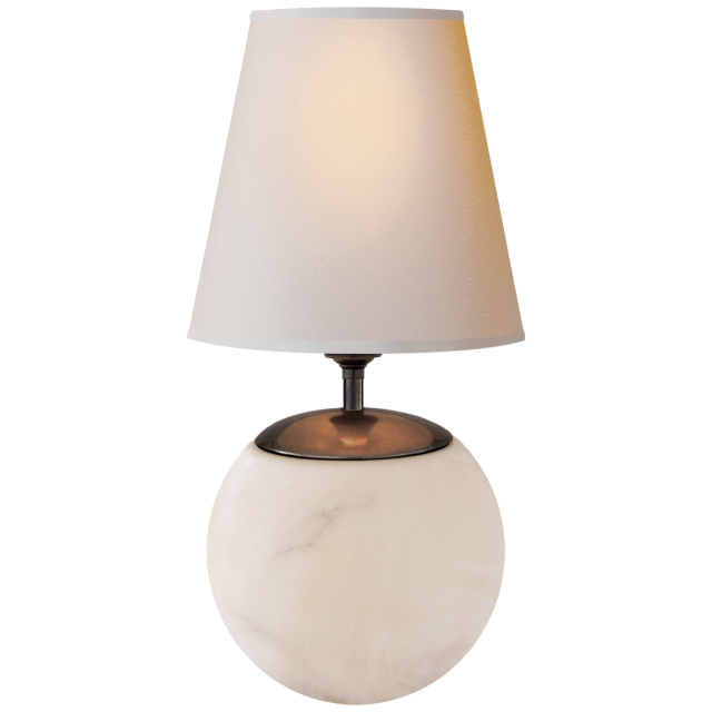 Настольная лампа Visual Comfort Terri Tiny Round Accent Lamp Alebaster