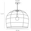 Подвесная люстра ARTERIORS SWAMI LARGE PENDANT 45061
