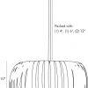 Подвесная люстра ARTERIORS WILSON PENDANT 41043