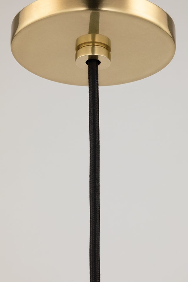 Подвесная люстра Hudson Valley Lighting Calverton 1383-AGB/BK