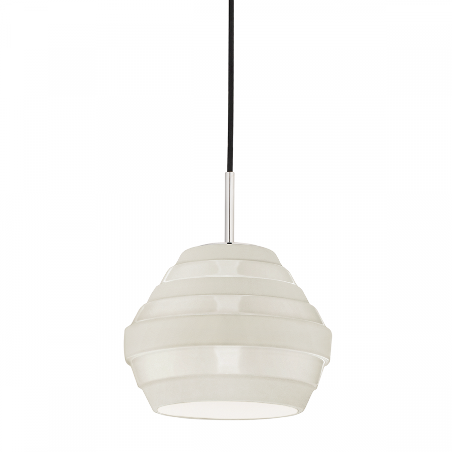 Подвесная люстра Hudson Valley Lighting Calverton 1383-PN/WH