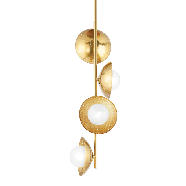 Подвесная люстра Hudson Valley Lighting Glimmer 5354-AGB