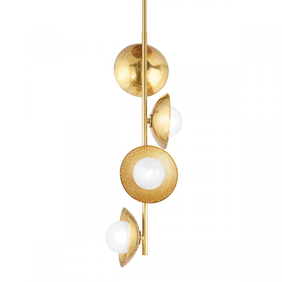 Подвесная люстра Hudson Valley Lighting Glimmer 5354-AGB