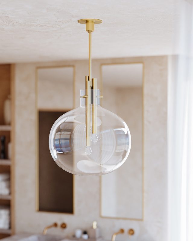 Подвесная люстра Hudson Valley Lighting Hempstead 3918-AGB