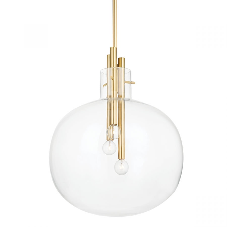 Подвесная люстра Hudson Valley Lighting Hempstead 3918-AGB