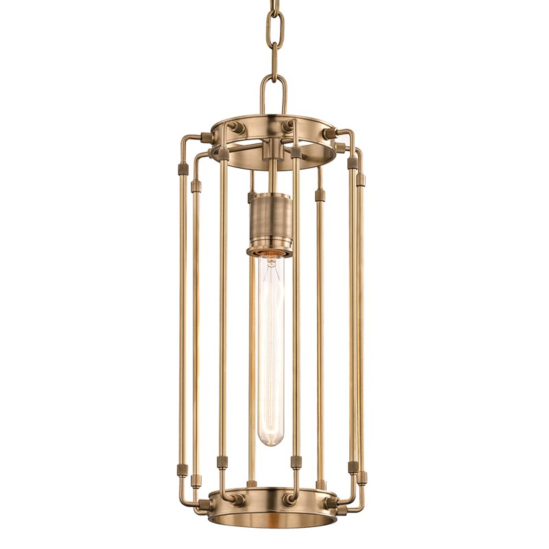 Подвесная люстра Hudson Valley Lighting Hyde Park 9710-AGB
