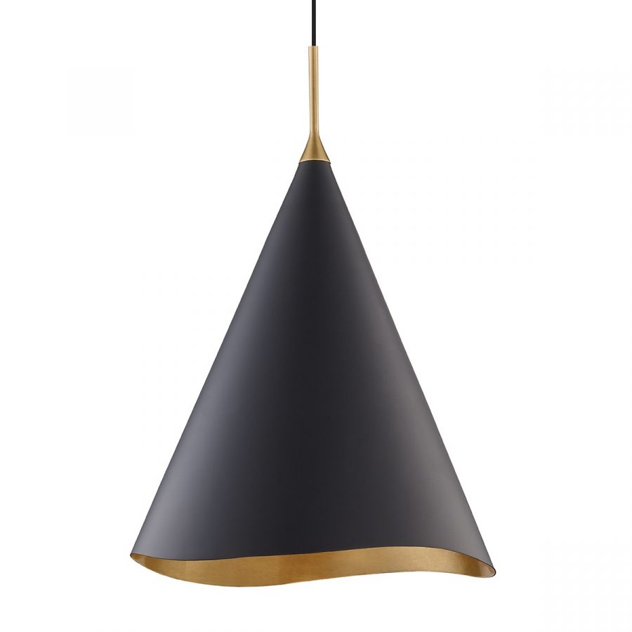 Подвесная люстра Hudson Valley Lighting Martini 9613-GL/BLK