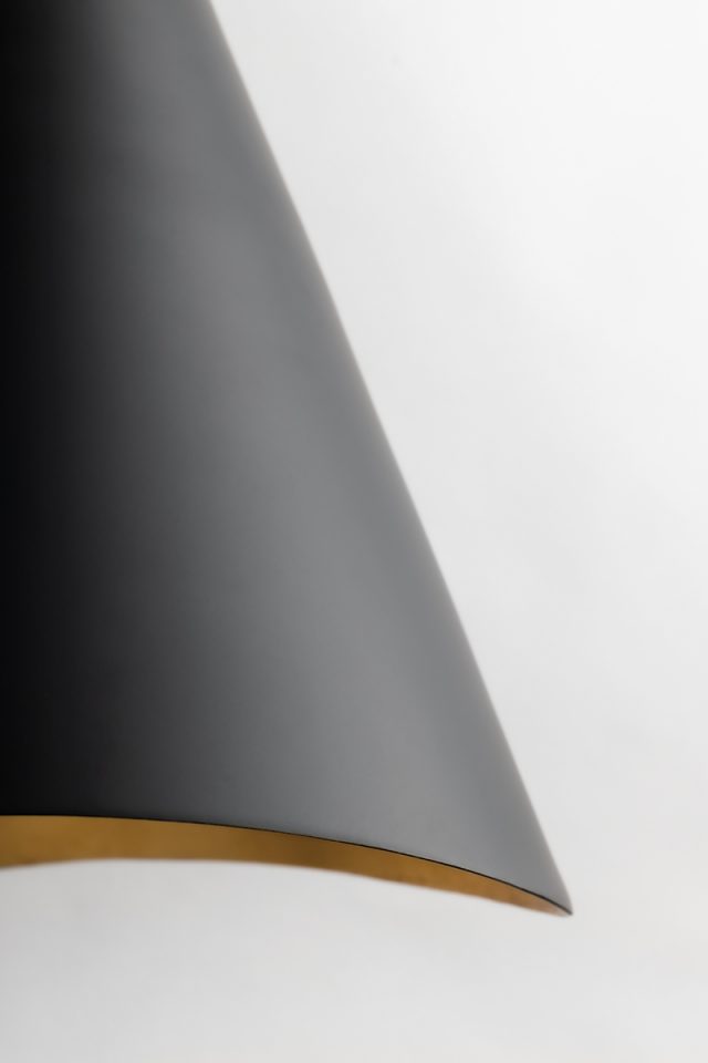 Подвесная люстра Hudson Valley Lighting Martini 9618-GL/BLK