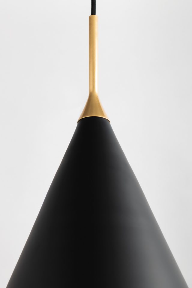 Подвесная люстра Hudson Valley Lighting Martini 9618-GL/BLK