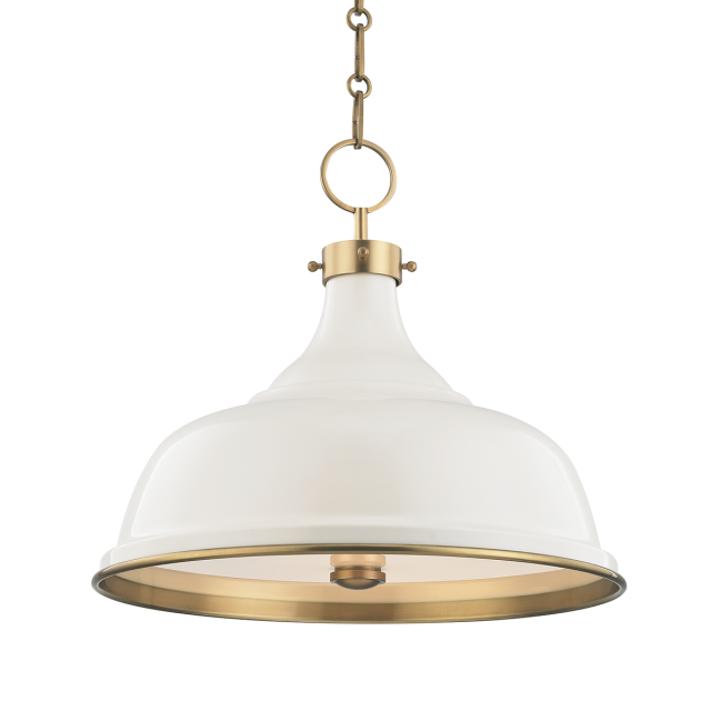 Подвесная люстра Hudson Valley Lighting Painted No.1 MDS300-AGB/OW