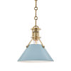 Подвесная люстра Hudson Valley Lighting Painted No.2 MDS351-AGB/BB