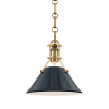 Подвесная люстра Hudson Valley Lighting Painted No.2 MDS351-AGB/DBL