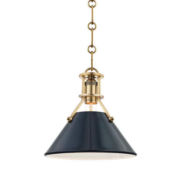 Подвесная люстра Hudson Valley Lighting Painted No.2 MDS351-AGB/DBL