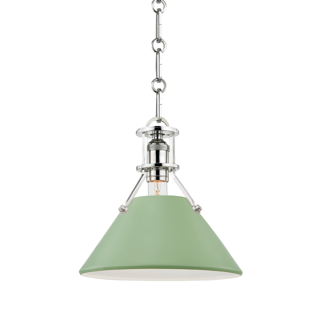 Подвесная люстра Hudson Valley Lighting Painted No.2 MDS351-PN/LFG