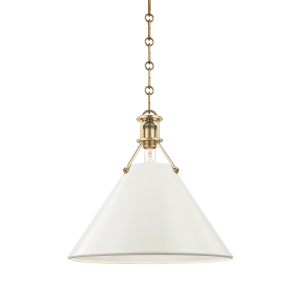 Подвесная люстра Hudson Valley Lighting Painted No.2 MDS352-AGB/OW