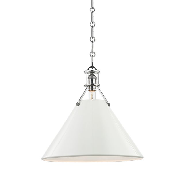 Подвесная люстра Hudson Valley Lighting Painted No.2 MDS352-PN/OW