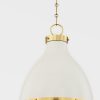 Подвесная люстра Hudson Valley Lighting Painted No.3 MDS361-AGB/OW