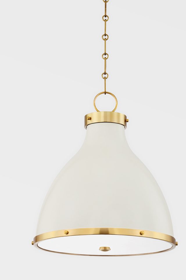 Подвесная люстра Hudson Valley Lighting Painted No.3 MDS361-AGB/OW