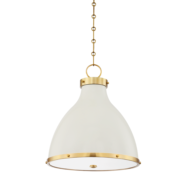 Подвесная люстра Hudson Valley Lighting Painted No.3 MDS361-AGB/OW