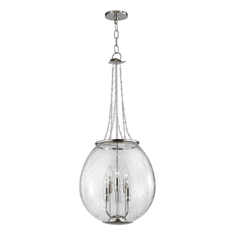 Подвесная люстра Hudson Valley Lighting Pierce Фонарь Lantern 5315-PN