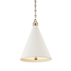 Подвесная люстра Hudson Valley Lighting Plaster No.1 MDS401-AGB/WP