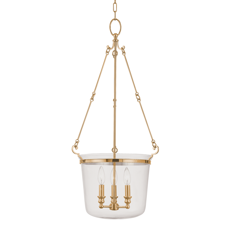 Подвесная люстра Hudson Valley Lighting Quinton Фонарь Lantern 133-AGB