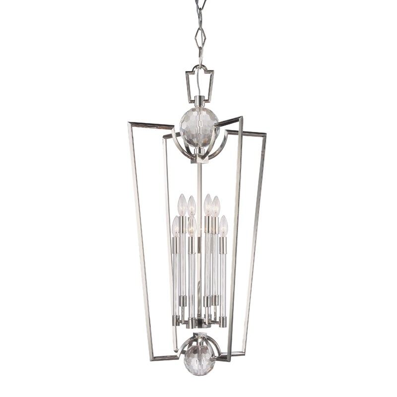 Подвесная люстра Hudson Valley Lighting Waterloo Lantern Фонарь 3013-PN