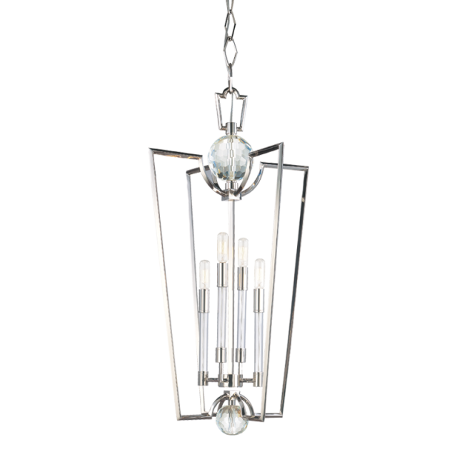Подвесная люстра Hudson Valley Lighting Waterloo Lantern Фонарь 3017-PN