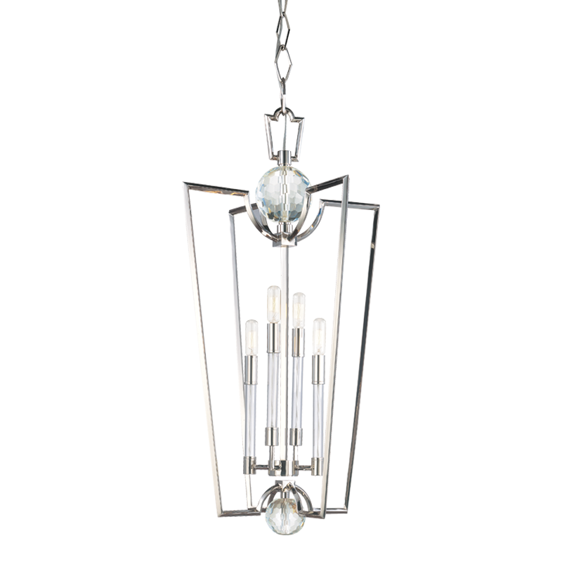 Подвесная люстра Hudson Valley Lighting Waterloo Lantern Фонарь 3017-PN