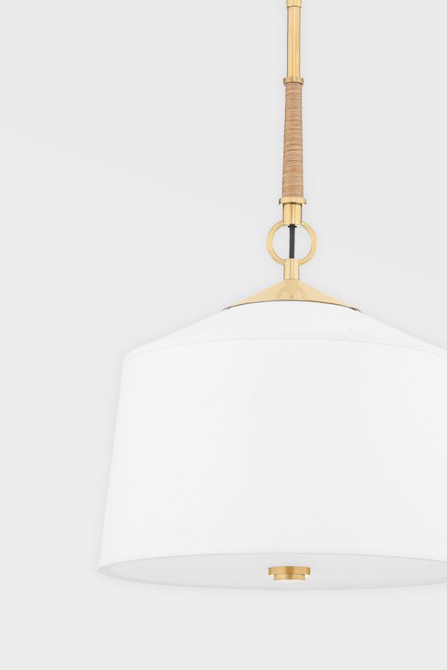 Подвесная люстра Hudson Valley Lighting White Plains 5214-AGB