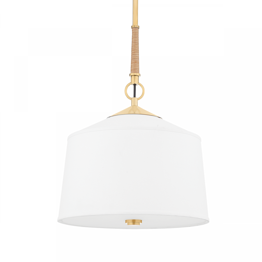 Подвесная люстра Hudson Valley Lighting White Plains 5214-AGB