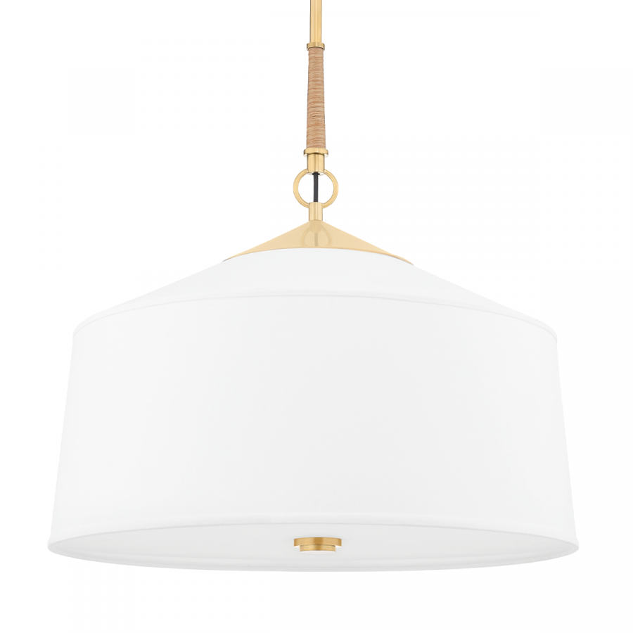 Подвесная люстра Hudson Valley Lighting White Plains 5223-AGB