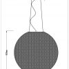 Подвесная люстра Liang and Eimil ASTRAL PENDANT LAMP LARGE GD-LGT-0102