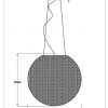 Подвесная люстра Liang and Eimil ASTRAL PENDANT LAMP MEDIUM GD-LGT-0101
