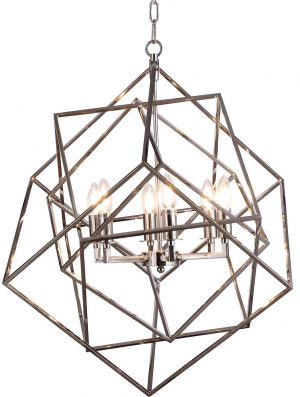 Подвесная люстра Liang and Eimil CUBIC PENDANT LAMP BRONZE KN-LGT-0003