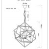 Подвесная люстра Liang and Eimil CUBIC PENDANT LAMP KN-PD-077