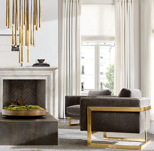 Подвесная люстра Restoration Hardware AQUITAINE ROUND 68860035